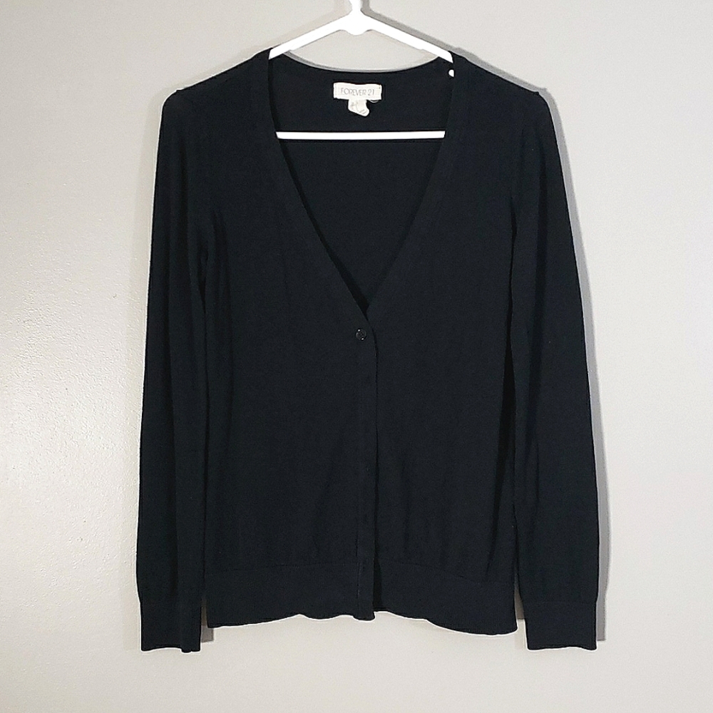 Black Forever 21 cardigan, size S